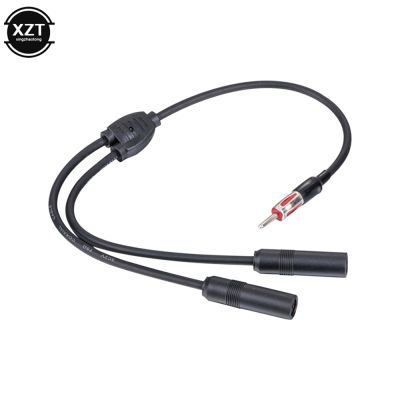 【CW】 Car Antenna Cable 1 to 2 Radio Splitter Extension Meet Connectivity
