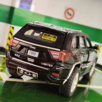 A1:32 Grand Cherokee เข็มทิศ Off-Road รถรุ่น Diecast โลหะรถจำลองเสียงเด็กของเล่น GiftM