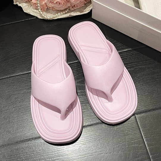 sunbalee-รองเท้าแฟชั่นสีพื้น-รองเท้าแตะหูหนีบ-สไตล์เกาหลี-สไตล์ญี่ปุ่น-เก๋ๆ-ye-206