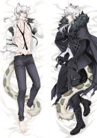 60X180ซม. 2WAY เกม Arknights Silverash หมอนสองด้าน Fullbody พิมพ์หมอนกอดปลอกหมอน