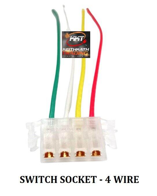 Switch Socket / Hazzard Socket ( 4 WIRE )Heavy Duty Lazada PH