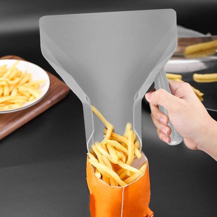 plastic-chip-scoop-french-fries-shovel-loader-chip-packaging-shovel-funnel-popcorn-fast-food