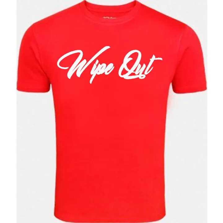 Wipe Out Fan Made TShirt 100 Cotton Lazada PH