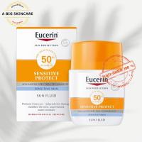 Eucerin Sun Fluid Mattifying Face SPF50++ ยูเซอรีน ซัน ฟูลอิด แมทฟายอิ้ง ครีมกันแดด 50ml. หมดอายุ 10/24