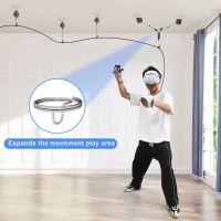6Pcs VR Cable Management Headset Retractable VR Cable Management Pulley System Rotation Noise Damper Durable VR Game Accessories