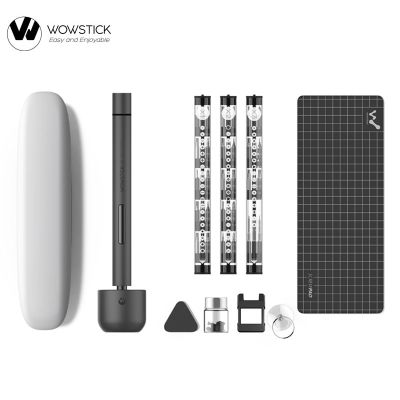 Xiaomi Wowstick 1F + 64 ใน 1 ไขควงไฟฟ้าไร้สายลิเธียมไอออนชาร์จไฟ LED ชุดไขควง