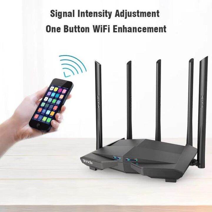 โปรโมชั่น-เร้าเตอร์ไวเลส-รุ่น-ac11-5เสาอากาศ-2-4g-5-0ghz-smart-dual-band-ac1200-wireless-wifi-router-wi-fi-repeater-สุดคุ้ม-อุปกรณ์-เรา-เตอร์-เรา-เตอร์-ใส่-ซิ-ม-เรา-เตอร์-wifi-เร้า-เตอร์-5g