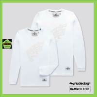 Rudedog เสื้อแขนยาว ชาย หญิง  รุ่น hammer  สีขาว