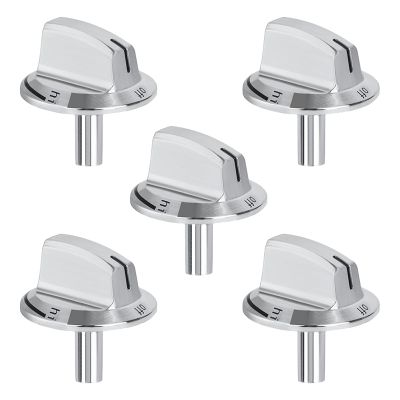 5 Packs Upgrade 5304525746 Range Oven Knobs Compatible with Frigidaire Gas Stove Range Oven Knobs