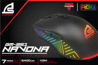 Signo E-Sport รุ่น GM-951 NAVONA Macro Gaming Mouse เมาส์เกมมิ่ง มาโคร 7ปุ่ม โหมดไฟ RGB 7โหมด และมี Memory Onboard ในตัว