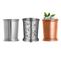 【High-end cups】สแตนเลส360Ml Julep Cup Mojito Mint Julep Cup แก้วค็อกเทล