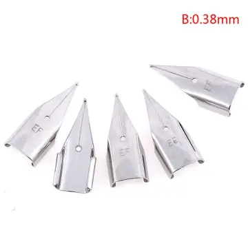 10Pcs 0.38mm Silver Fountain Pen Nibs Stainless Steel For Wing Sung /Hero 359 10Pcs 0.38mm Silver Fountain Pen Nibs Stainless Steel For Wing Sung /Hero 359