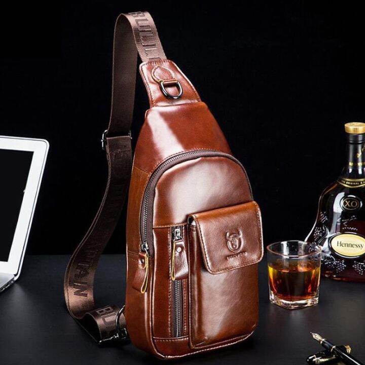 bullcaptain-2023-new-fashion-genuine-leather-crossbody-bags-for-men-messenger-chest-bag-packs-travel-single-shoulder-strap-pack