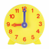 {Ready Stock}10Cm Two Pointer Clock Model Child Toys Early Learning Time Montessori Toy