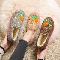 卐❆ new old cloth shoes womens slippers warm and comfortable soft-soled home indoor casual