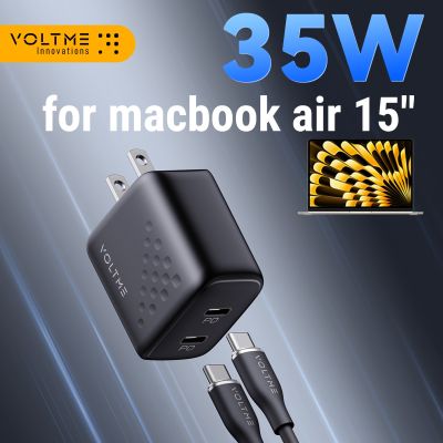 VOLTME 35W USB GaN C ชาร์จเร็ว4.0 3.0 PD ชาร์จ USB-C สำหรับ Macbook Air 15 "IPhone 14 13 Pro Max Type C ที่ชาร์จความเร็วสูง Yuebian