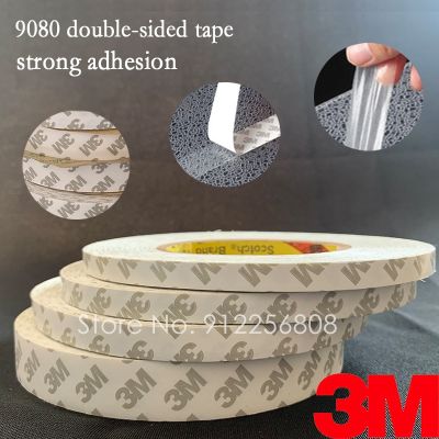 50 meters/Roll Double Sided Tape Adhesive 3M 9080 LED Light Strip Tape Ultra-Thin Strong Sticky Width:5/8/10/12/15/20/25/30mm