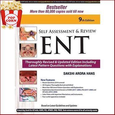 Good quality &gt;&gt;&gt; Self-Assessment and Review of ENT, 9ed - : 9789352704309