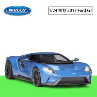 Welly Willie 1:24 Ford 2017 Ford GT โมเดลรถสปอร์ต,โมเดลรถอัลลอยด์