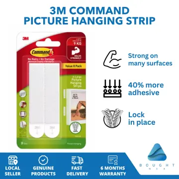 3M command magnetic strips 3m command adhesive strips Picture Removable  Hanging Interlocking Fastener damage free hanging
