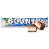 Bounty Chocolate 57g บาว์นตี้ ช็อกโกแลตบาร์ 57 กรับ