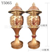 Youyi โคมไฟตั้งโต๊ะจี้ Lampu Buddha ปลั๊กไฟสีแดงโคมไฟพระราชวังอัลลอย Y5065