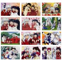 ตัวต่อจิ๊กซอว์อนิเมะ Inuyasha ของเล่น DIY การศึกษาทางปัญญา300/500/1000ชิ้นของขวัญเกมคู่รักครอบครัว