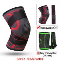 1PC Dual-use Pressurized Knee Pads ces Strap Removable Knee Support Crossfit Fitness Running Sports Knee Protector