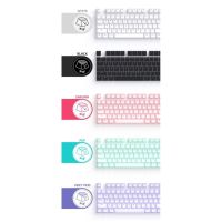 104 Keys Keycaps ชุดฝาครอบซิลิโคน ABS สำหรับ 21/61/87/104/108 คีย์คีย์บอร์ดเชิงกล-qlcaee181