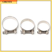 CIRETEX 1pc งานเชื่อม ทรงพลัง ไอเสีย การปิดผนึก เครื่องมือซ่อม คลิปหนีบท่อ ที่หนีบท่อ สแตนเลส ที โบลต์