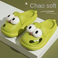 ▫◆ Outdoor Wear Cute Baotou Hole Shoes Indoor Household Anti-Slip Cartoon Beach Thick-Soled Sandals Slippers Women S183