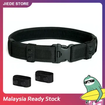 Shop Men Tactical Belt Heavy Duty Webbing Belt Adjustable Military Style  Nylon Belts With Metal Buckle online - Dec 2023