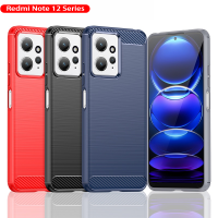 Redmi Note 12เคสโทรศัพท์,สำหรับ Xiaomi Redmi Note 12 Pro Plus 12Pro + Note12ความเร็ว4G 5G เคสแฟชั่นคาร์บอนไฟเบอร์สุดหรูซิลิโคน TPU นิ่มกันกระแทกฝาครอบด้านหลัง