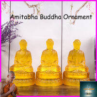 ต้นฉบับเครื่องประดับพระพุทธรูปจีน Amitabha 20ซม. ของสะสมของขวัญนำโชคและความมั่งคั่งที่แท้จริงและมีประสิทธิภาพ