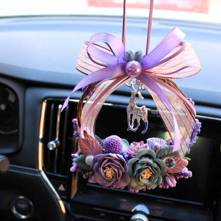 bon-voyage-pendant-rose-pendant-fawn-inside-the-car-the-car-hanging-garland-diy-craft