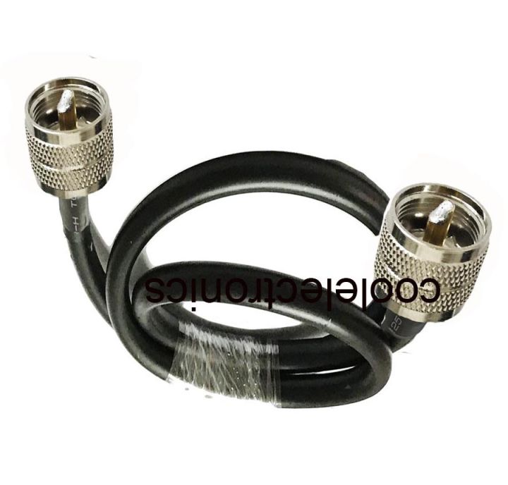 LMR400 UHF male to UHF PL259 male Connector RF Coax Pigtail Antenna Cable LMR-400 Ham Radio 50ohm 50cm 1/2/3/5/10/15/20/30m
