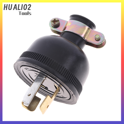 HUALI02 168f ปลั๊กป้องกันการหลวมปลั๊กตัวกำเนิดไฟฟ้า2.5กิโลวัตต์170f GX160ปลั๊กสามขั้วป้องกันการหลุดออก