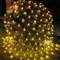 Net LED String Lights 1.5mx1.5m Street Garland Holiday Lighting Christmas Tree Decoration for Home Navidad Noel New Year 2023