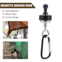 ▫ Strong Magnetic Carabiner Keychain Alloy Camping snap Clip D Type Lock Buckle Outdoor Tent Canopy Hanging Buckle Hook Clasps