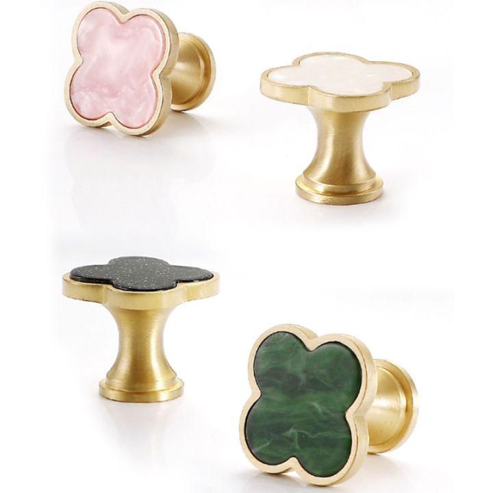 6pcs-clover-knob-creative-cabinet-drawer-knob-for-dresser-wardrobe-pull-single-hole-door-knob