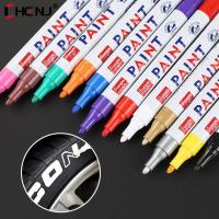 【CW】1pcs Waterproof Car Paint Pen Care Car Wheel Tire Oily Mark Pen Auto Rubber Tyre Paint Pen Metal Permanent Paint Marker Pen