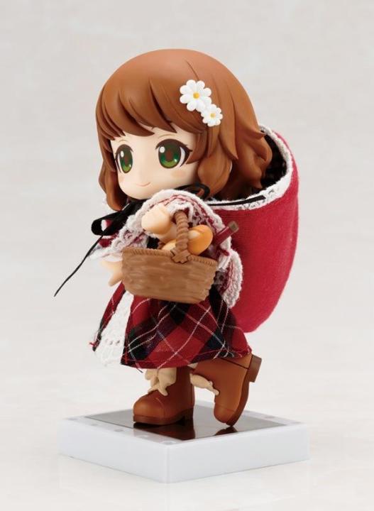 nendoroid-โมเดลหมวกแดงสวมหูหมาป่า-เสื้อผ้าตัวจริงเคลื่อนย้ายได้โมเดลมืออะนิเมะ