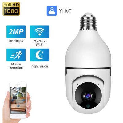 2MP 1080P E27 Bulb Wifi Camera PTZ HD Infrared Night Vision Two Way Talk Baby Monitor Auto Tracking For Home Security YIIOT APP