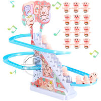 Baby Toys Electric Duck Climbing Stairs Toy Boys Girls Duck Track Slide Toys Lights Musical Toys for Children Kids 2 3 4 5 year