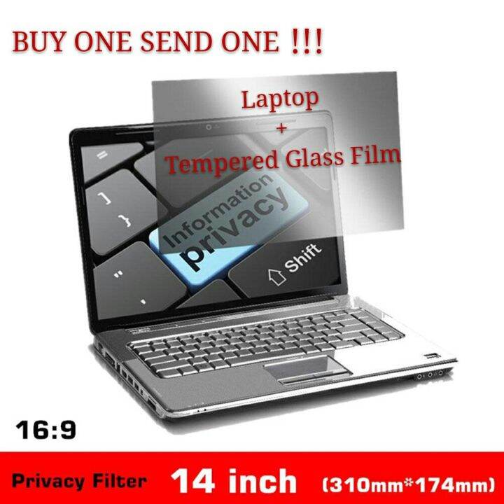 14" Inch Material Laptop Privacy Screens Filter for Laptop Computer