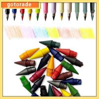 GOTORADE 12pcs 12สีค่ะ ปลายปากกาดินสอนิรันดร์ ร่างศิลปะ ถอดเปลี่ยนได้ STUB ดินสอไม่มีหมึก การจัดหาโรงเรียน ปลายดินสอ อุปกรณ์เสริมการเขียน