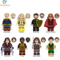 LEADINGSTAR มหัศจรรย์ซูเปอร์ฮีโร่ Minifigures หน่วยการสร้าง Stormfront A-Train แอ็คชั่นเด็กอาคารบล็อกของเล่น【cod】