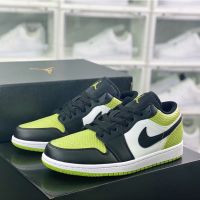 2023 Original J 1 GS "Vivid Green Snakeskin" Low Cut Basketball Shoes Casual Sneakers for Men Women