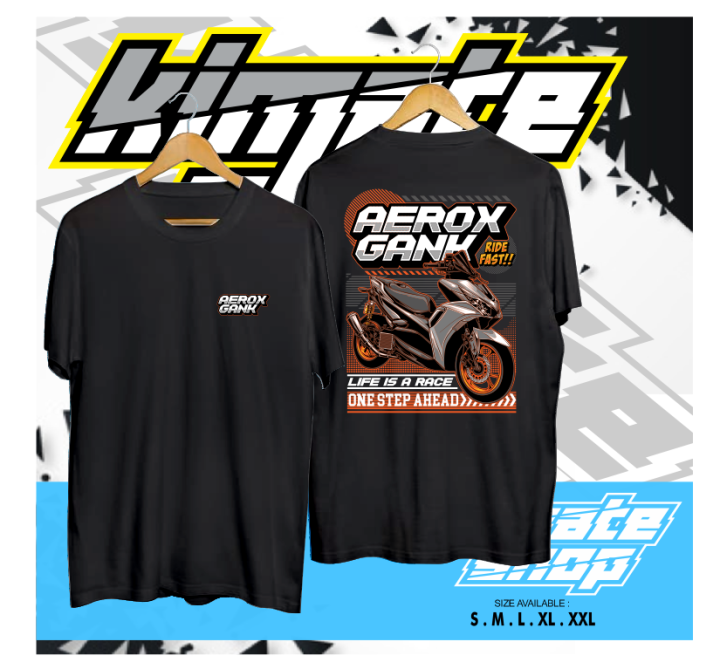 Kaos Baju Yamaha Aerox Gank Kaos Motor Otomotif Kimate Shop Lazada Indonesia 6147