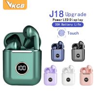 VKGB J18 TWS Pro Wireless Headphones Bluetooth Earphone Touch Control Earbuds In Ear Headset For Apple Xiaomi Android